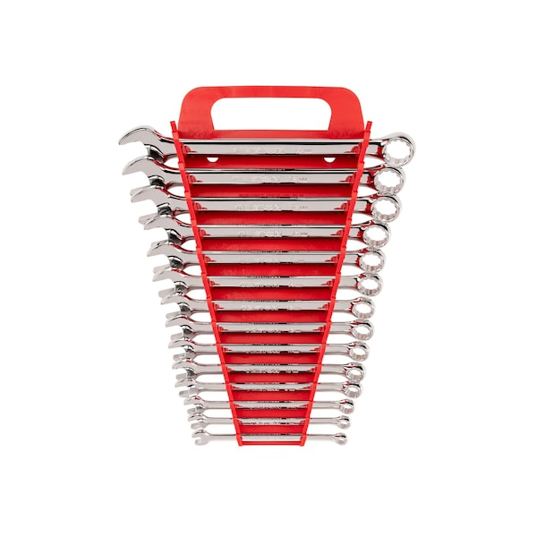 Combination Wrench Set with Holder, 14-Piece (6 - 19 mm)